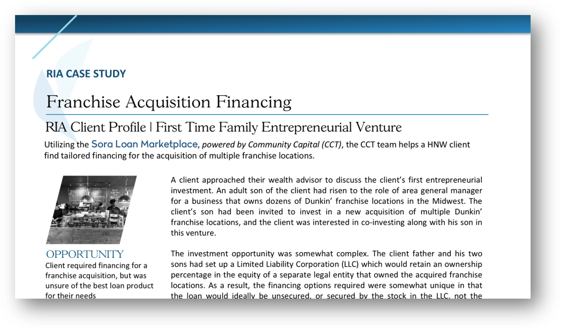 Franchise Acquisition Financing-1