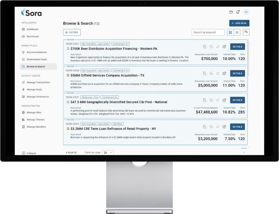 Sora Finance Loan Marketplace Sora Finance Loan Marketplace