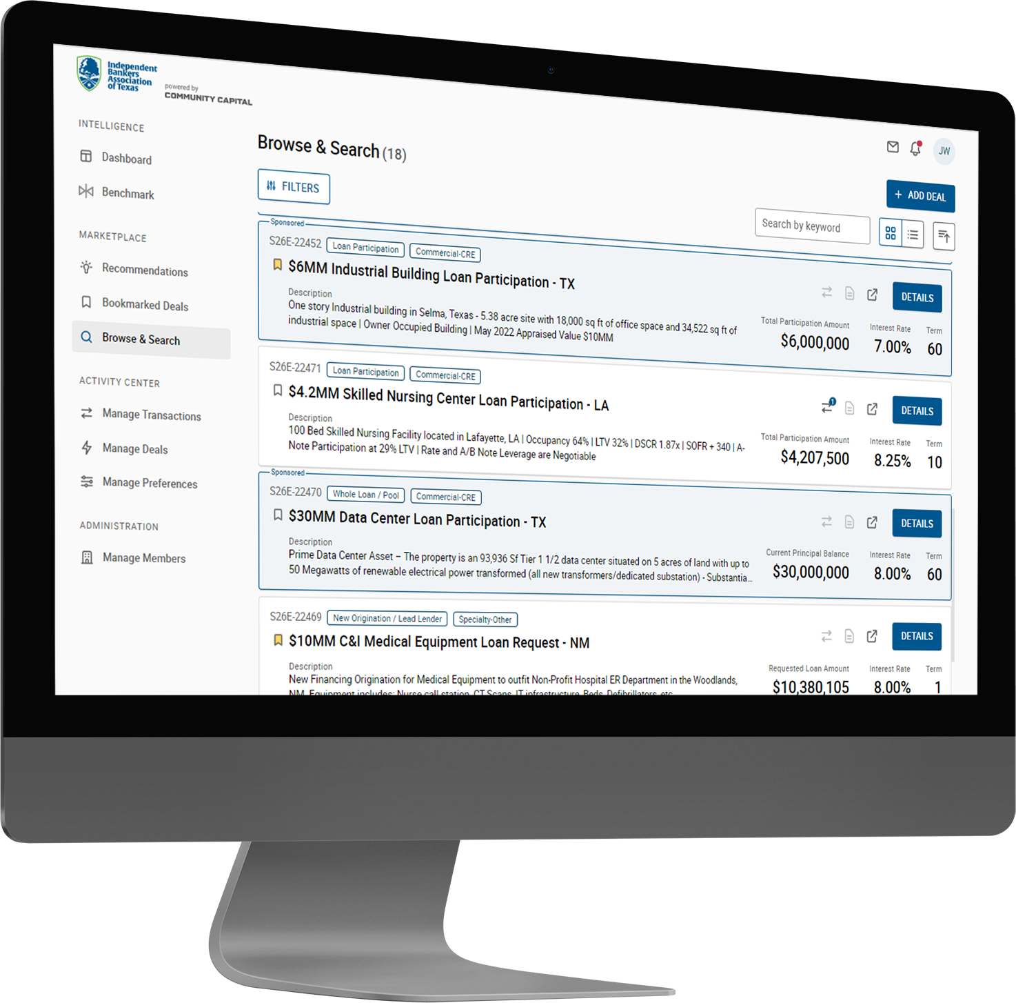 IBAT Loan Marketplace - Image Computer IBAT Loan Marketplace - Image Computer