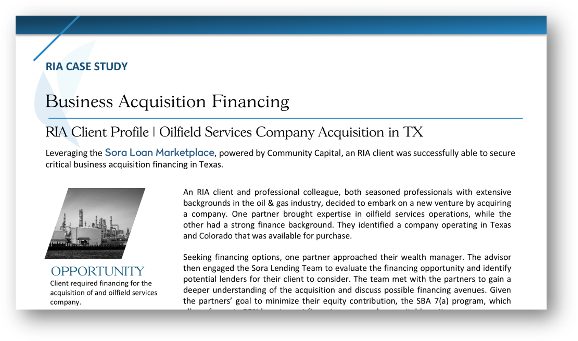 Oilfield Acquisition Case Study-1