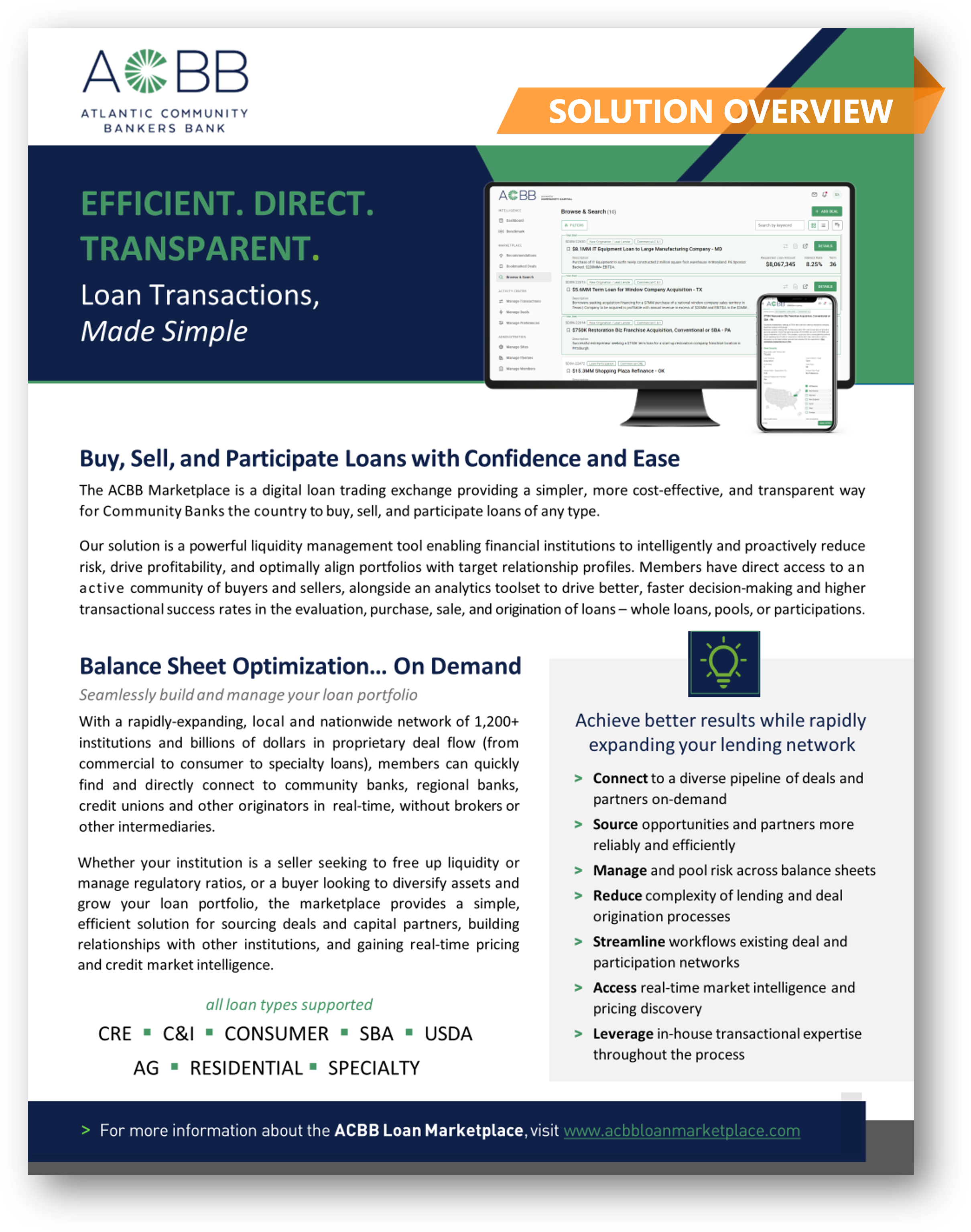 ACBB Solution Overview